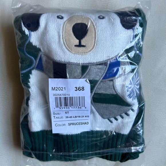 Gymboree Boys Polar Bear Sweater - Polar Party - Spruceshad 5T NWT - Picture 7 of 11
